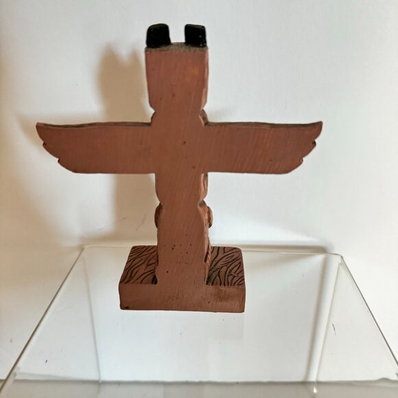 Alaska Totem Pole Resin Sculpture Hand Painted Home Decor Souvenir - Picture 6 of 11